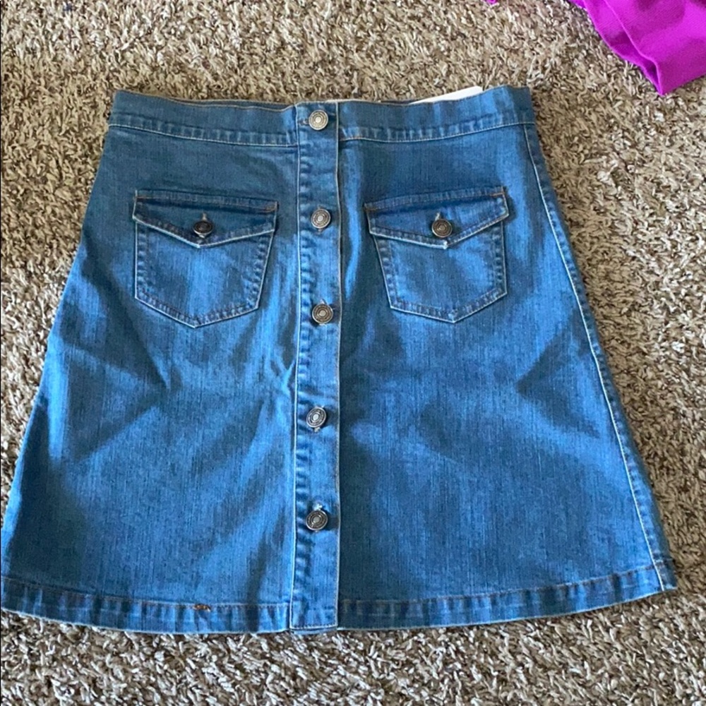 Boutique Denim Skirt